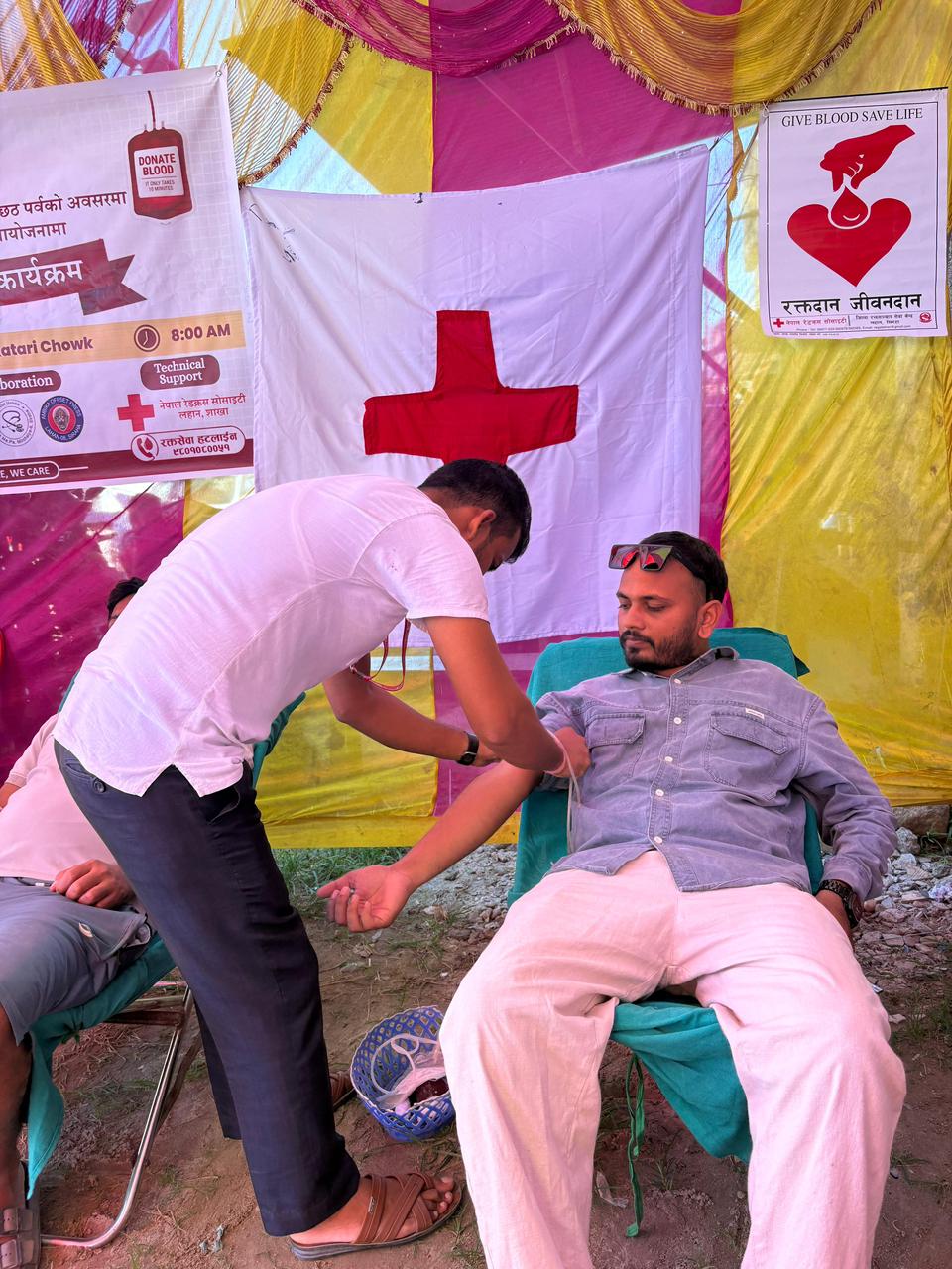 Successful Blood Donation Campaign